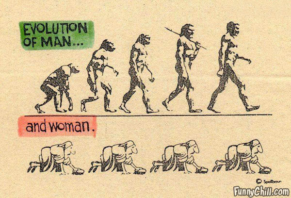 evolution-of-man-and-woman